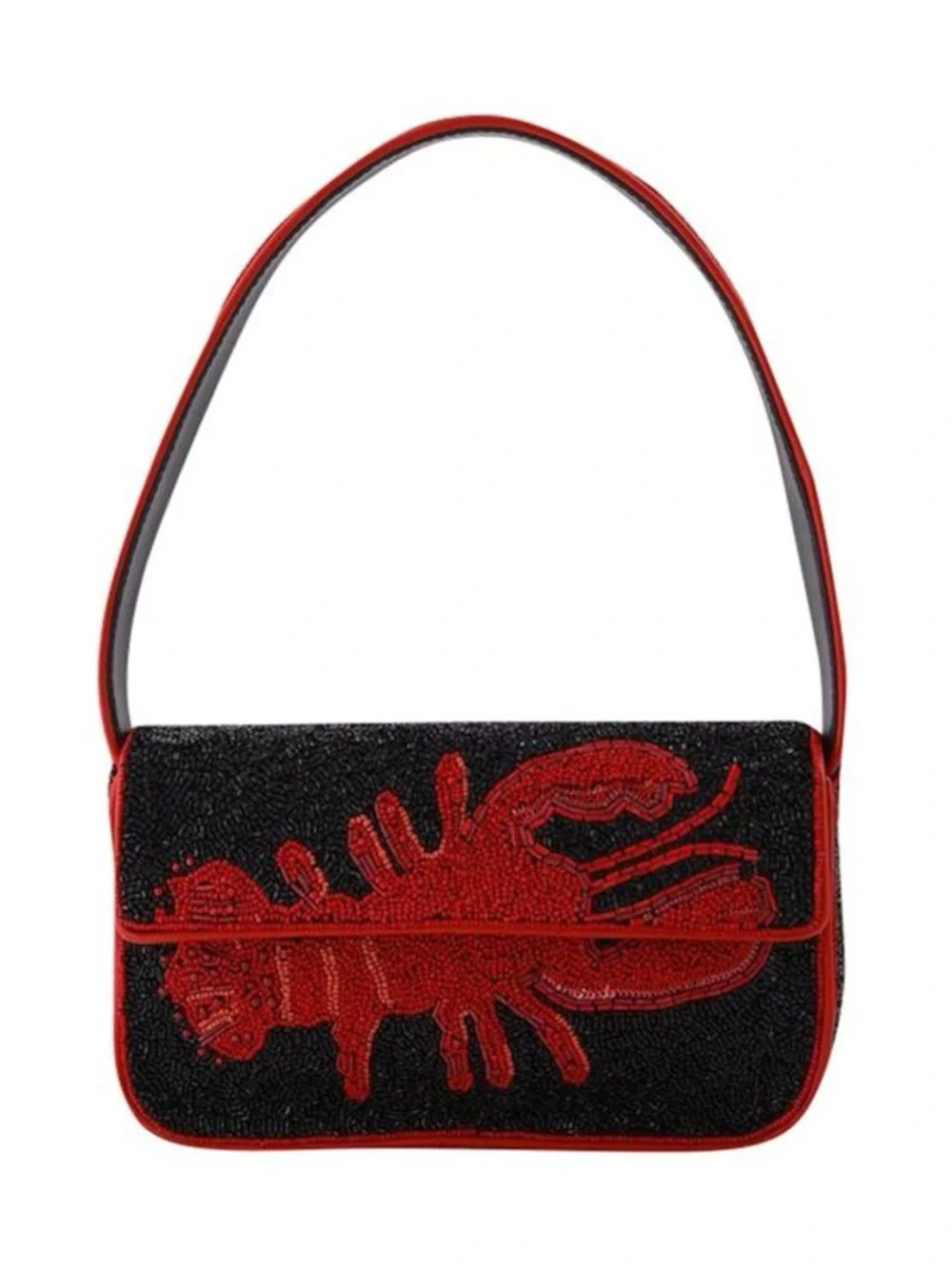 New Staud lobster beaded Tommy bag